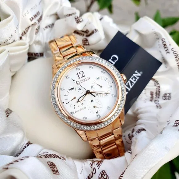 Citizen Rose-Gold Eco Drive Watch! New